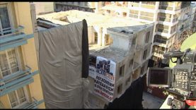 Κατεδάφιση με ελεγχόμενη έκρηξη στο κέντρο της Αθήνας