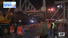 Τοποθετήθηκε και η δεύτερη πεζογέφυρα στη Λ.Κηφισίας