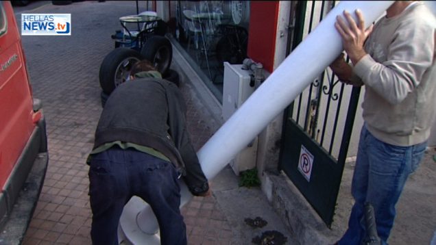 Αποξήλωση κεραίων κινητής τηλεφωνίας στο Δήμο Αιγάλεω.