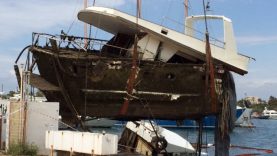 Ανέλκυση Ναυαγίου στο Δήμο Γλυφάδας