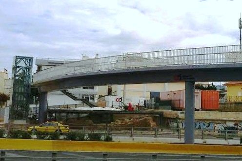 Δήμος Αγ. Παρασκευής: παραλαβή της πεζογέφυρας «Γελαδάκη» στο Σταυρό