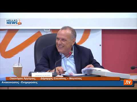 13η  Συνεδρίαση του Δημοτικού Συμβουλίου Δήμου Ελευσίνας 17.06.20