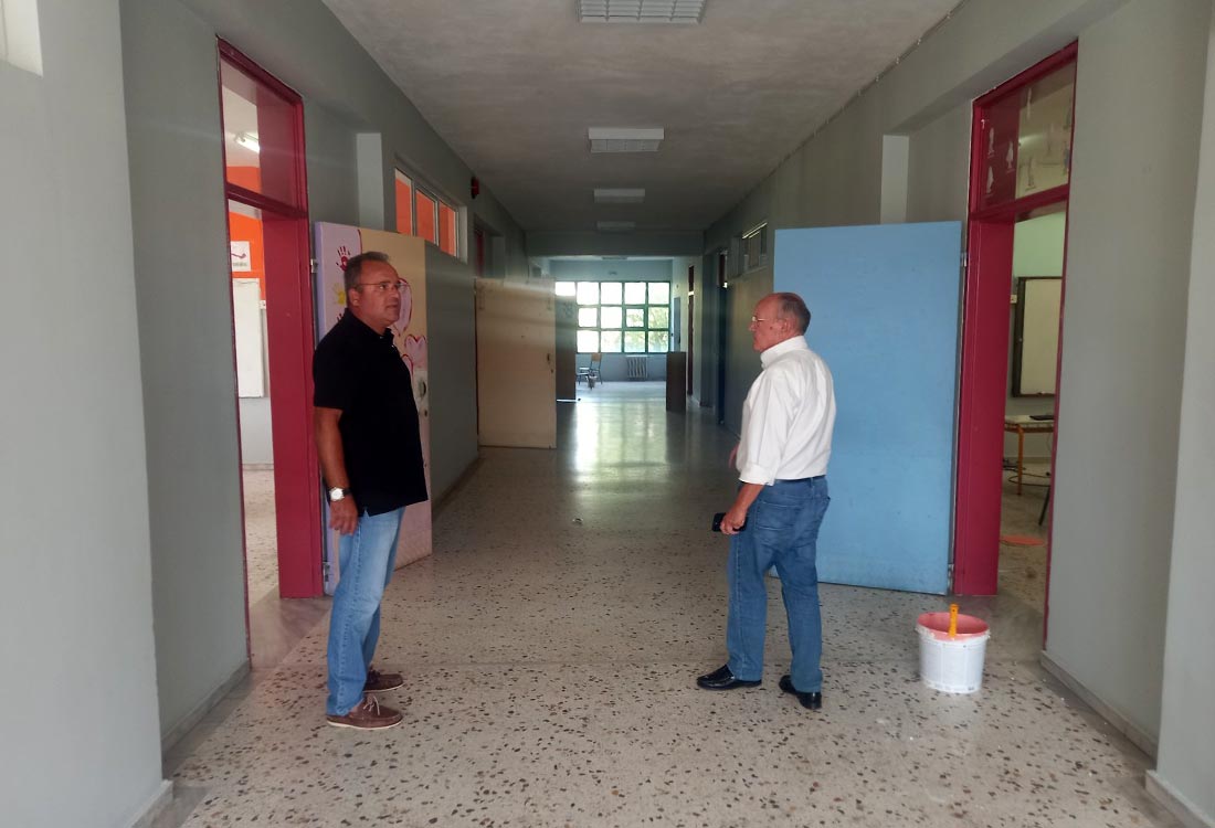 Σε εξέλιξη εργασίες αναβάθμισης σε εκτεταμένο ποσοστό των σχολικών μονάδων του Δήμου Μαραθώνος
